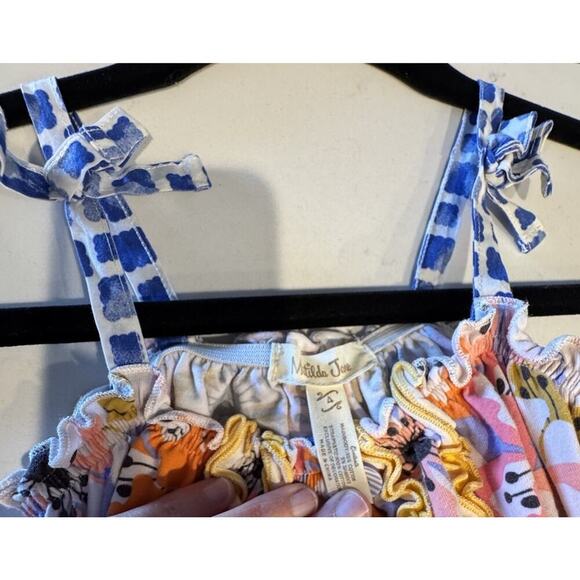 Matilda Jane Girls Size 4 Tiered Maxi Twirl Tell Me More Dress Floral Boho Artsy - Picture 6 of 7